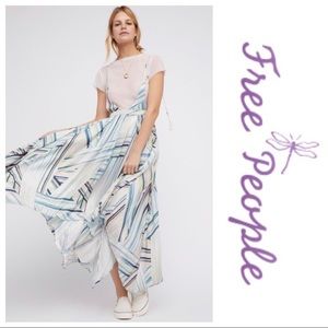 FREE PEOPLE Double Rainbow Jumper Dress Multi